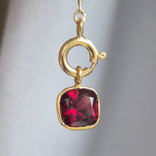 Load image into Gallery viewer, Garnet Charm