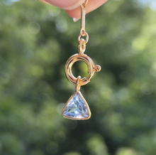 Load image into Gallery viewer, Sky Blue Topaz Charm