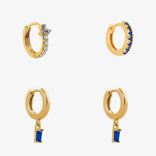 Load image into Gallery viewer, Sapphire Earring Set