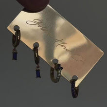 Load and play video in Gallery viewer, Sapphire Earring Set