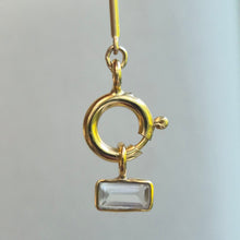 Load image into Gallery viewer, White Topaz Charm
