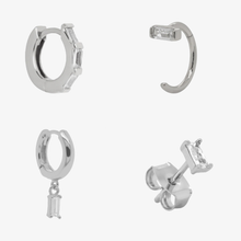 Load image into Gallery viewer, Baguette Earring Set
