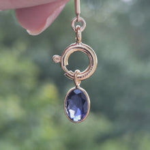 Load and play video in Gallery viewer, Purple Iolite Charm
